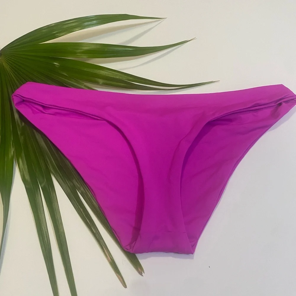 L*Space Sandy Bikini Bottom Classic, Bright Fuchsia,‎ X-Large, NWT, Brand New